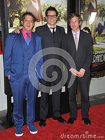 Jeff Tremaine & Johnny Knoxville & Spike Jonze Editorial Stock Photo