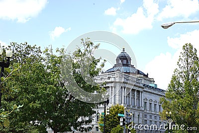 Jefferson building with classic lines and details Editorial Stock Photo