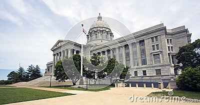 Jefferson City, Missouri - State Capitol Stock Photo