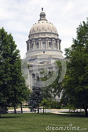 Jefferson City, Missouri - State Capitol Stock Photo