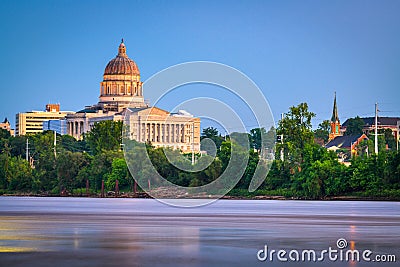 Jefferson City, Missouri, USA Stock Photo