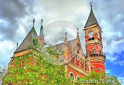 Jefferson Market Library, a public library in New York, United States Stock Photo