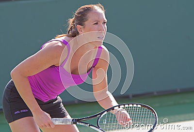 Jelena JANKOVIC at the 2009 BNP Paribas Open Editorial Stock Photo