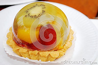 Jello fruit desert. Stock Photo