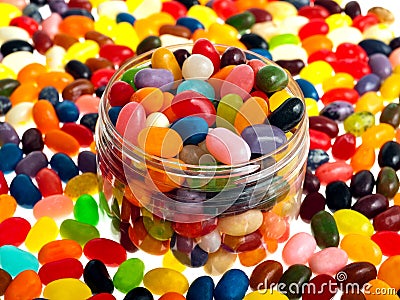 Jelly beans Stock Photo