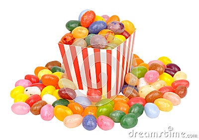 Jelly Beans Candy Stock Photo