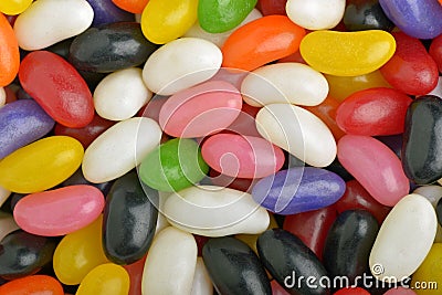 Jelly beans eggs Stock Photo