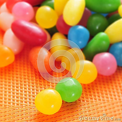 Jelly beans Stock Photo