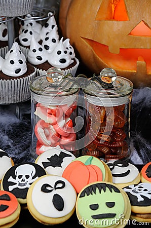 Sweets for Halloween Stock Photo