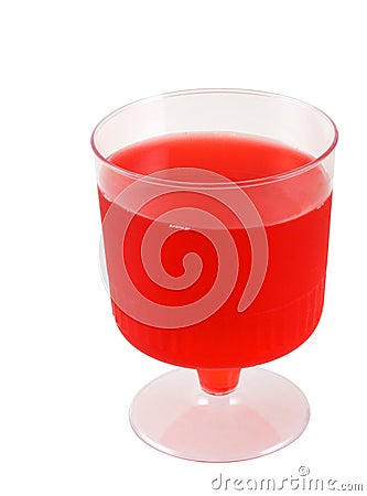 Jelly Cup Stock Photo