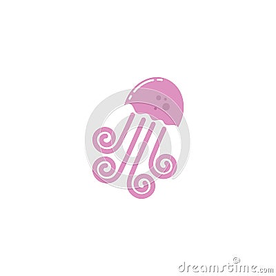 jelly fish icon vector illustration design Vector Illustration