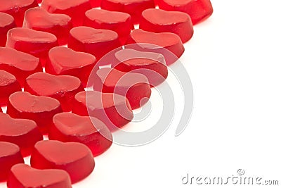 Jelly heart Stock Photo