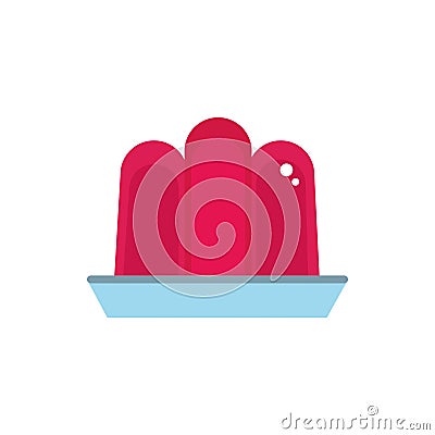 Jelly sweet confectionery snack food candy Vector Illustration