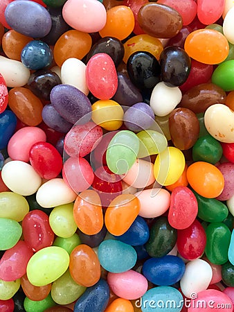 Jellybeans Easter Candies Jellybean Candy Background Stock Photo