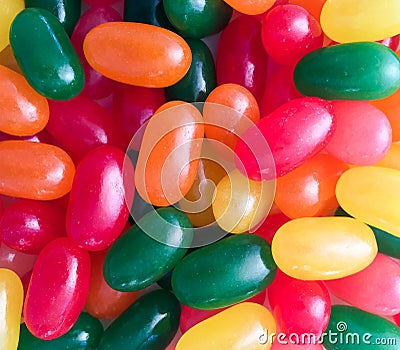 Jellybeans Easter Candy Jellybean Candies Background Stock Photo