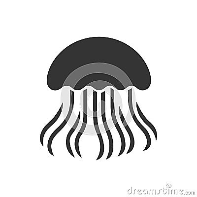 Jellyfish icon Vector Illustration