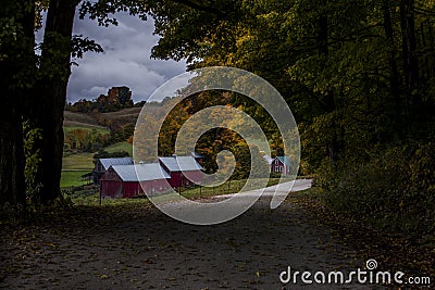 Jenne Farm in Vermont Stock Photo