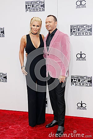 Jenny McCarthy and Donnie Wahlberg Editorial Stock Photo