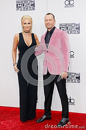 Jenny McCarthy and Donnie Wahlberg Editorial Stock Photo