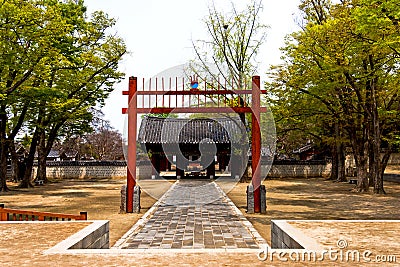 Jeonju Hanok village South Korea Stock Photo