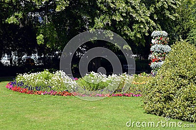 Jephson Gardens in Leamington Spa Stock Photo