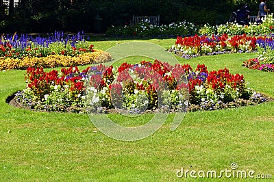 Jephson Gardens in Leamington Spa, Warwickshire Stock Photo