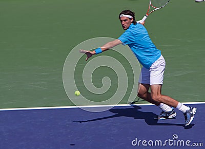 Jeremy CHARDY at the 2009 BNP Paribas Open Editorial Stock Photo