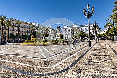 Jerez de la Frontera, ruta de los pueblos blanco, Andalusia, Spain Editorial Stock Photo