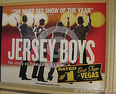 Jersey Boys Editorial Stock Photo