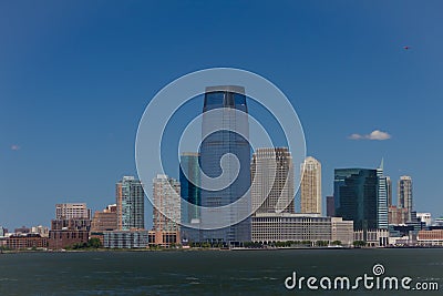 Jersey City Skyline Stock Photo