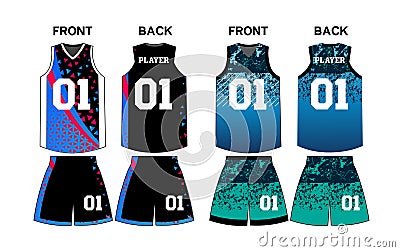 JERSEY SPORT PREMIUM READY FOR PRINT Vector Illustration