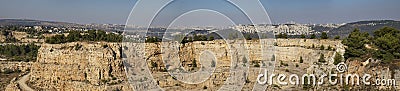 Jerusalem from a Different Angle Stock Photo