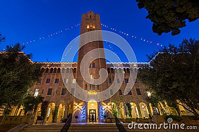 At Jerusalem International YMCA Editorial Stock Photo