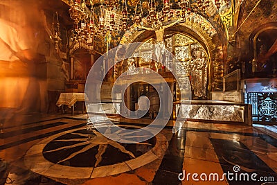 View of church of the Holy Sepulchre Editorial Stock Photo