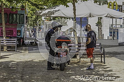 Israeli Police in Jerusalem Editorial Stock Photo