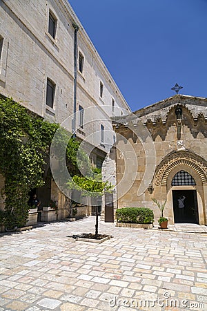 The Chapel of the Flagellation, Jerusalem Editorial Stock Photo