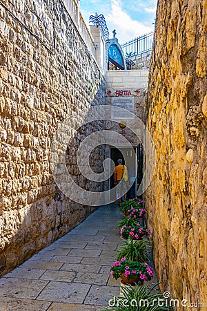 JERUSALEM, ISRAEL, SEPTEMBER 8, 2018: Tomb of Virgin Mary in Jerusalem, Israel Editorial Stock Photo