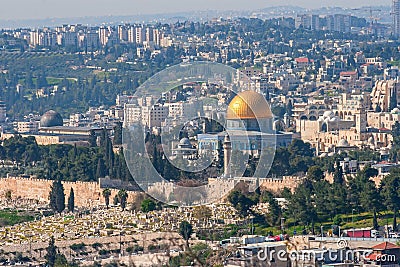 Jerusalem, Israel, view of the city Stock Photo