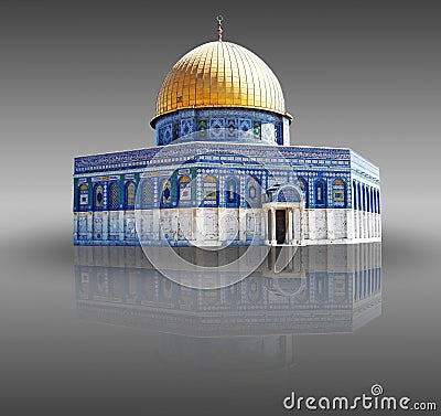 Jerusalem palestine - The dome of the rock Stock Photo