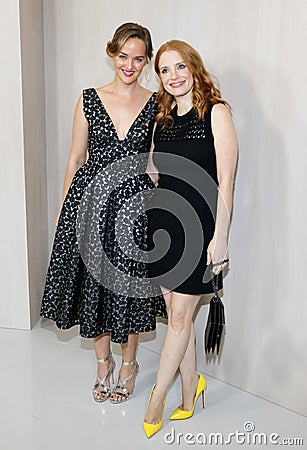 Jess Weixler and Jessica Chastain Editorial Stock Photo