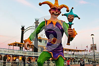 Jester by Riverboat Editorial Stock Photo