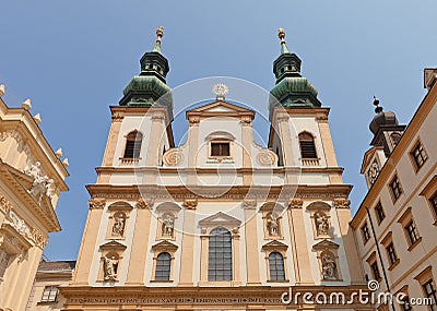 Jesuit Church (circa 1631) in Vienna, Austria Stock Photo