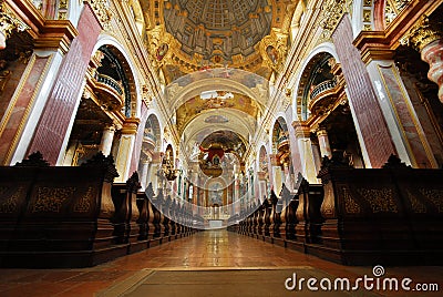 The Jesuit Church, Vienna Stock Photo