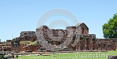 Jesuit Missions of La Santisima Trinidad de ParanÃ ,Paraguay Stock Photo