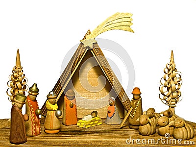 Jesus christ is born Stock Photo