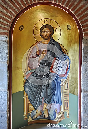 Jesus Christ icon Stock Photo