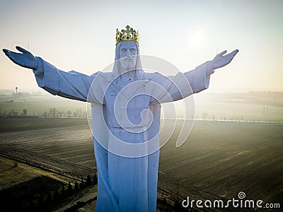 Jesus Christ the King Stock Photo