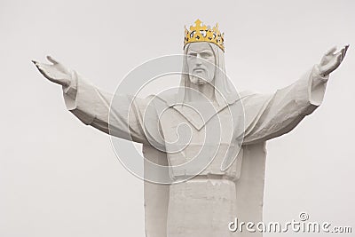 Jesus Christ the King Monument Editorial Stock Photo