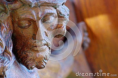 Jesus Christ sculpture Stock Photo