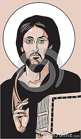 Jesus Icon Vector Illustration